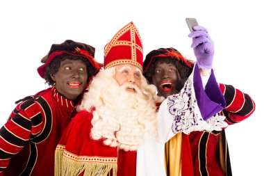 selfie alarak sinterklaas ve zwarte Pınar 