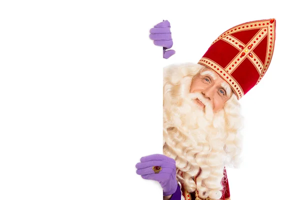 Sinterklaas geïsoleerd op met — Stockfoto