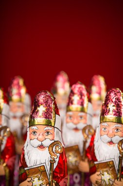 Sinterklaas. Hollandalı çikolata şekil