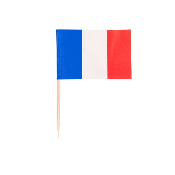 Zahnstocher-Flagge Frankreich — Stockfoto