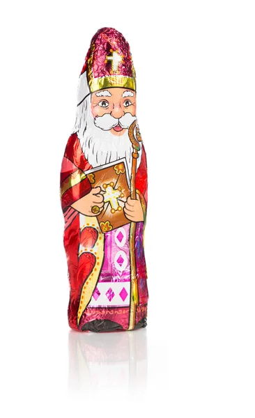 Sinterklaas. Figura de chocolate holandês — Fotografia de Stock