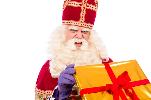 Sinterklaas sembra deluso — Foto Stock