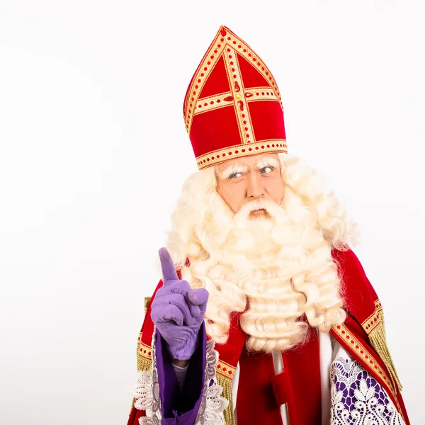 Sinterklaas på vit bakgrund — Stockfoto