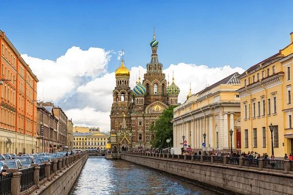 Chiesa del Salvatore sul Sangue Versato, San Pietroburgo, Russia — Foto Stock