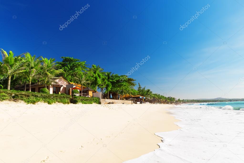 Mui Ne White Sandy Beach, Vietnam. Asia 