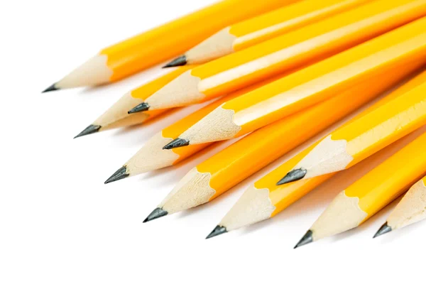 Pencils on a white background — Stock Photo, Image