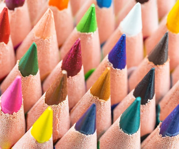 Fundo colorido com lápis — Fotografia de Stock