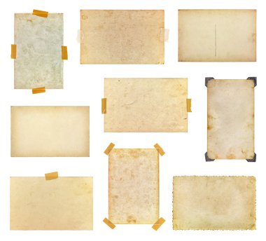 Vintage fotoğraf kümesi