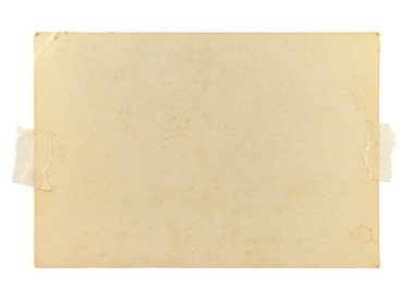 Beyaz arkaplanda eski fotoğraf çerçevesi