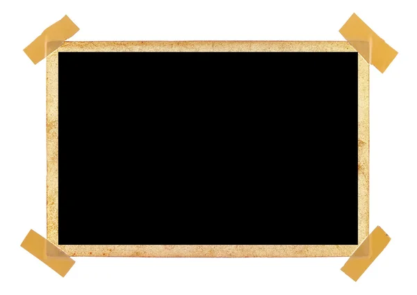 Vintage photo frame on white background — Stock Photo, Image