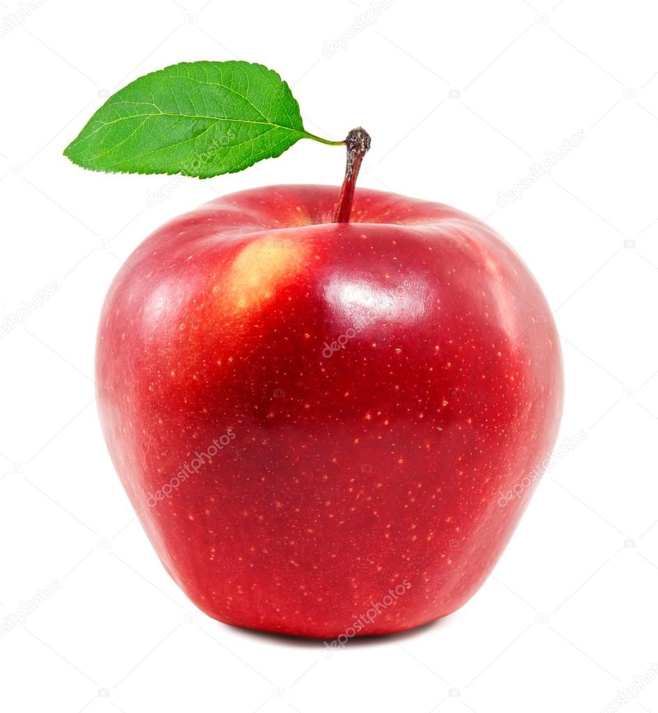 Fresh red apple 