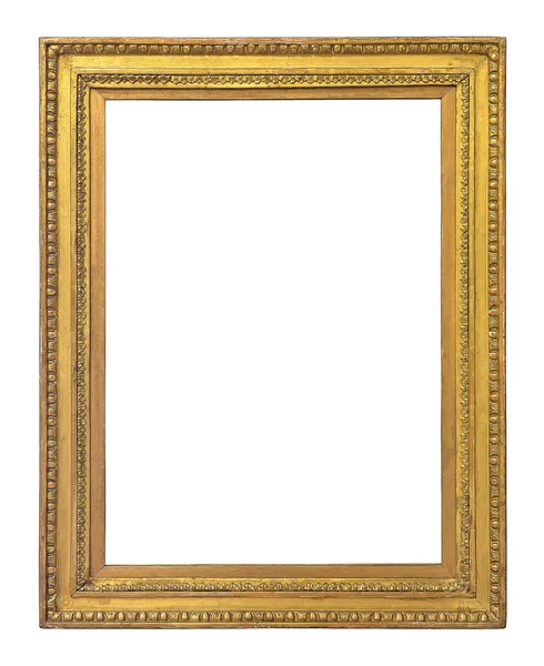 Vintage gold color picture frame — Stock Photo, Image