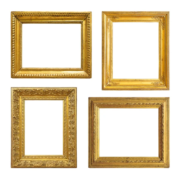 Set of golden vintage frame — Stock Photo, Image