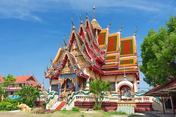 Храм Ват Плай Лаем на острове Самуи — стоковое фото