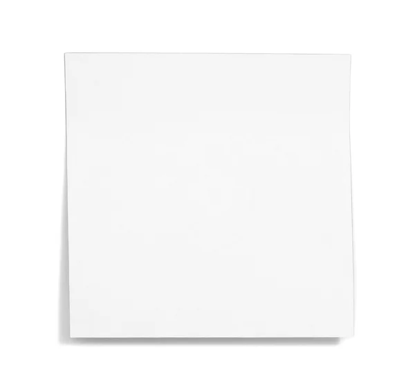 White sticky note — Stock Photo, Image