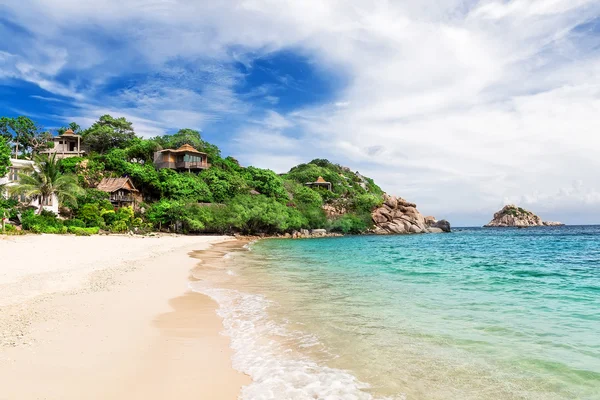 Vacker strand på Koh Tao, — Stockfoto
