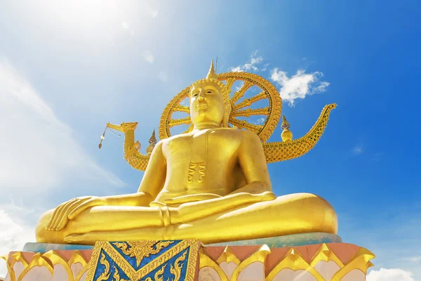 Wat phra yai, il grande tempio buddha a Koh Samui — Foto Stock