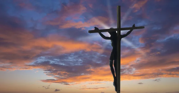 Gesù Cristo sulla croce — Foto Stock