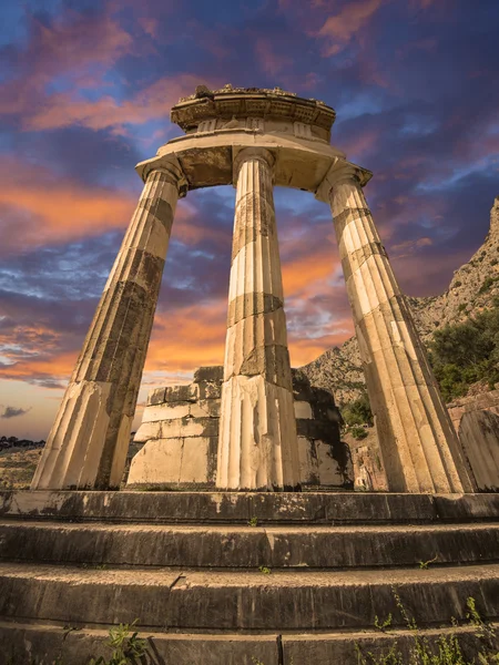 Tholos på Delphi, Grekland — Stockfoto