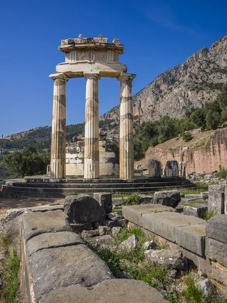 Tholos на Delphi, Греція — стокове фото