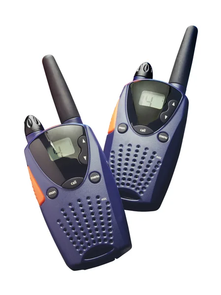 Walkie talkie-k, elszigetelt — Stock Fotó