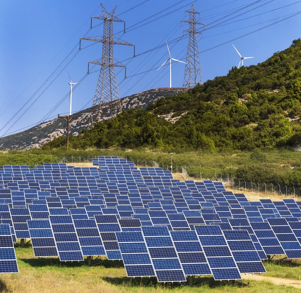 Energia verde rinnovabile — Foto Stock