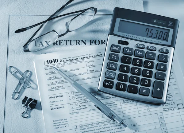 Tax accounting — Stock Photo, Image