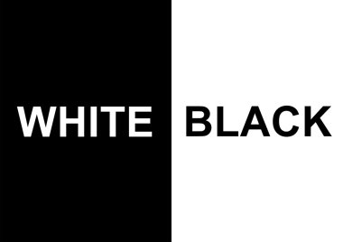 Siyah ve beyaz