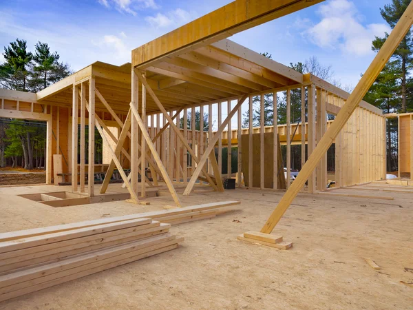 Construção de nova casa — Fotografia de Stock