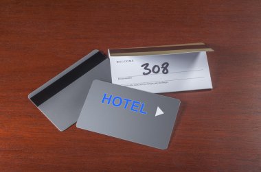 Hotel keycards or cardkeys clipart