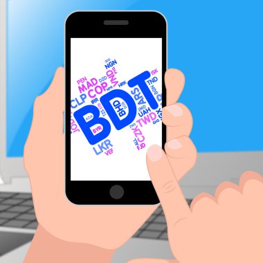 BDT para para Forex ticaret ve banknot temsil eder