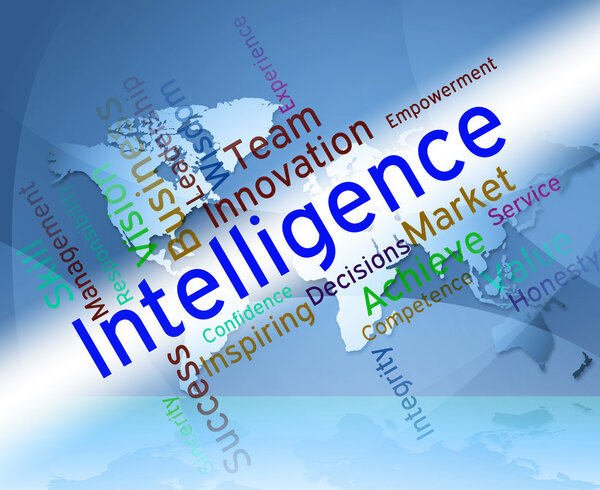 Intelligence Words Represents Intellectual Capacity And Ability