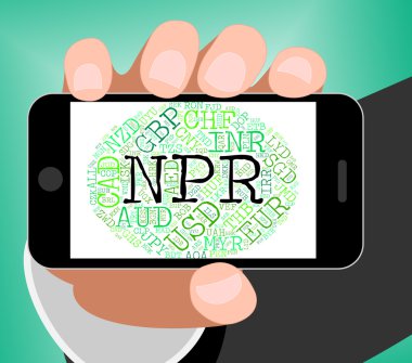 Nepal Rupisi ve para birimleri NPR para birimini gösterir