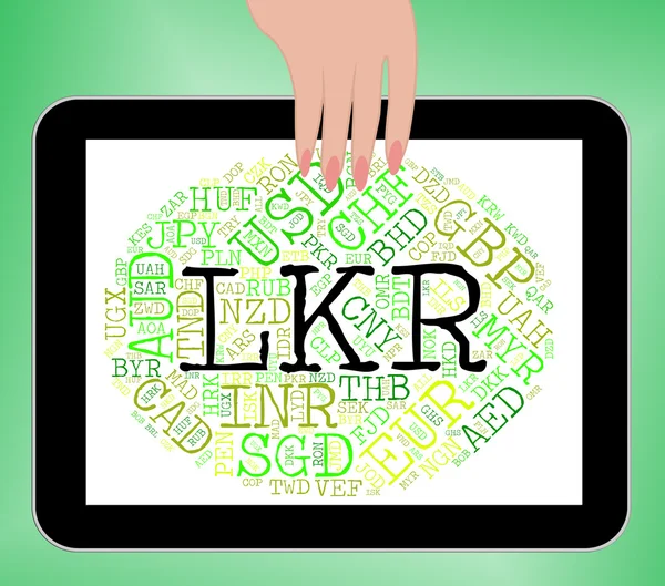 Lkr 通貨示しスリランカ ルピー紙幣 — ストック写真