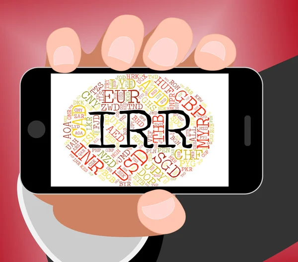 Irr Valuta significa cambio e Fx — Foto Stock