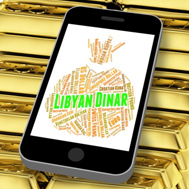 Libya Dinarı Forex ticaret ve para gösterir