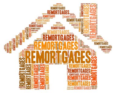 House Remortgages Indicates Property Residential And Houses  clipart