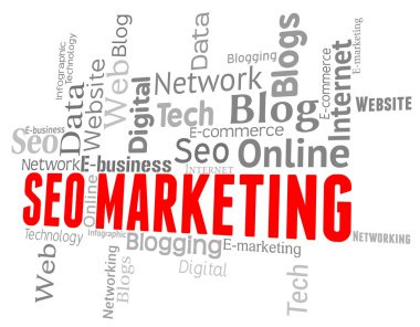 Arama motorları ve reklam SEO Pazarlama temsil eder 