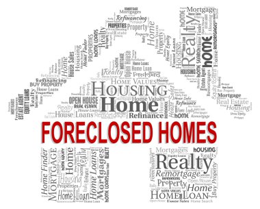 Forclosed Homes Means Foreclosure Sale And Foreclose  clipart