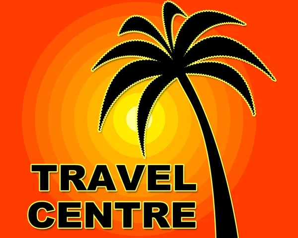 Travel Centre Represents Holiday Agencies And Vacational — Stock Photo, Image