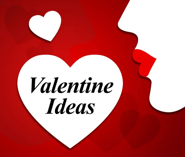 Idéias de Valentim Representa Dia dos Namorados e Celebrar — Fotografia de Stock