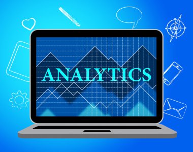 Analytics Online Web sitesi ve bilgisayar gösterir
