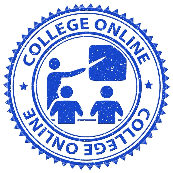 College Online toont website en hogescholen — Stockfoto