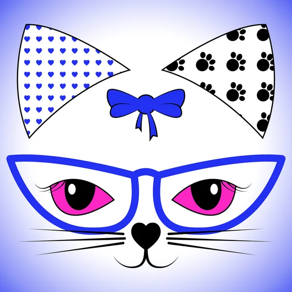 Kedi yüzünü temsil eden kedigil kedi ve kedi — Stok fotoğraf