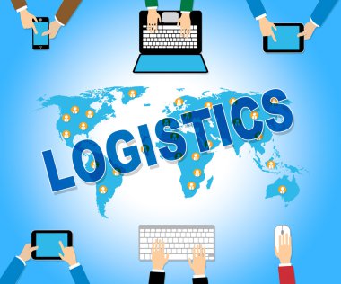 İş lojistik Web sitesi strateji ve analiz temsil eder