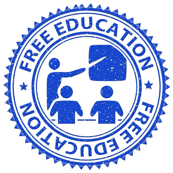 La educación gratuita representa para nada y el aprendizaje —  Fotos de Stock