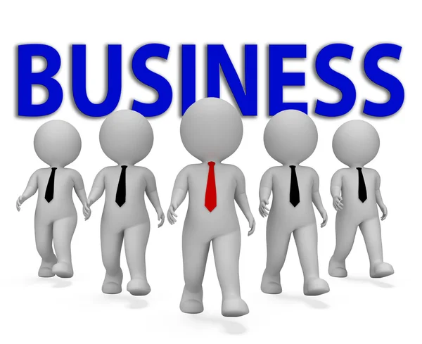 Biznes biznesmenów pokazuje przedsiębiorców handlu i Corporatio — Zdjęcie stockowe