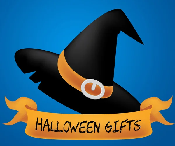 Halloween Gifts Means Trick Or Treat And Celebrate — Stock Photo, Image