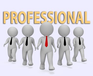 Profesyonel iş adamları uzman işadamı ve Specia gösterir