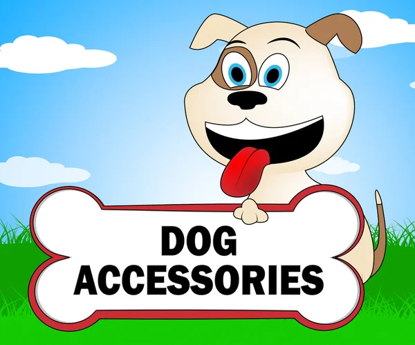 Dog Accessories Represents Pups Puppy And Doggie — Stock Photo, Image